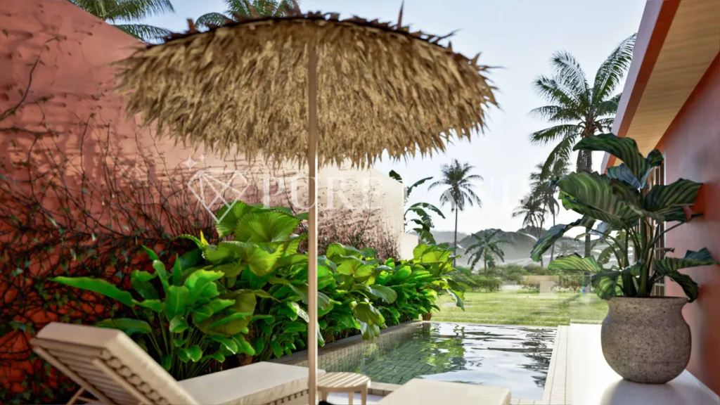 LP18004 2BR Tulum-inspired Villa in Kelating Beach