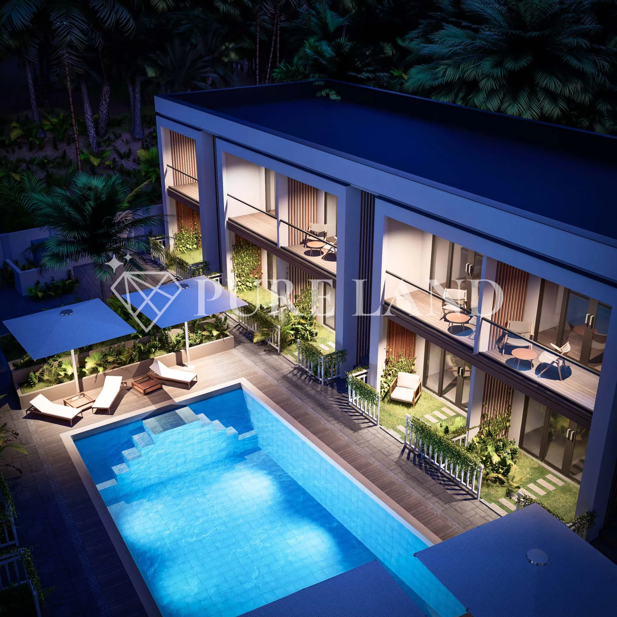 LB05025 1BR Modern Apartment in Ubud